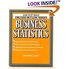 Business Statistics (Books for Professionals) by Lawrence L. Lapin