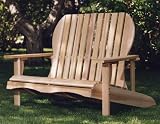 All Things Cedar Adirondack 4ft. Red Cedar Bench