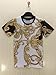 FaPlus Men's Casual Golden Flower 3D Print Fashion T-Shirts