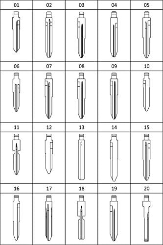 Car Blank Key Uncut Blade for NEW MAZADA, FAMILY, PREMACY, HAPPIN, M3, M5, M6, SUZUKI SWIFT, LIANA, RENO, LANDY Quality Chromed Copper Materials Many Types Selectable