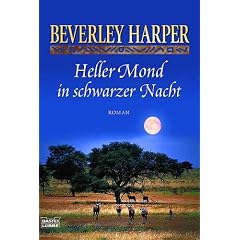 Heller Mond in schwarzer Nacht