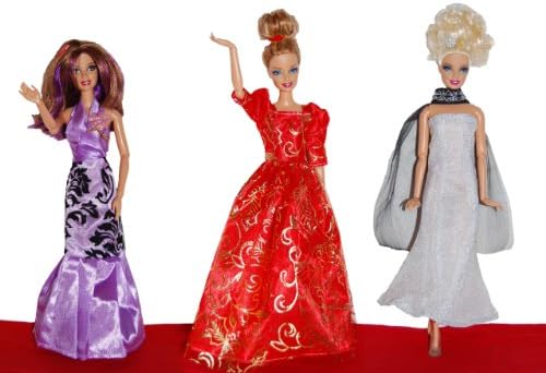 Dresses for Barbie - The Red Carpet Collection (3 Dress Set) - DOLLS NOT INCLUDED