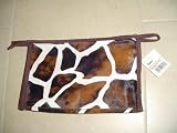 Brown Giraffe BAG Make up Bag Purse Make up Pouch Case