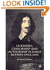 Licensing, Censorship and Authorship in Early Modern England: Buggeswords