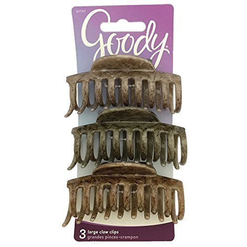 Goody Half Moon Claw Clip (1-Pack of 3)
