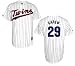 Rod Carew Minnesota Twins MLB Throwback Tackle Twill Felt Replica Baseball Jerseys By Majestic (M=40)