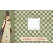 Folk Snowman Boxed Christmas Cards (Pk of 2)