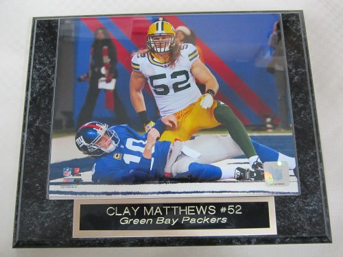 Clay Matthews Green Bay Packers Collector Plaque