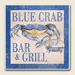 Tile Trivet  ~ Blue Crab Bar and Grille ~ 6 inch x 6 inch ~ code 353