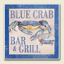Blue Crab Bar and Grill Absorbastone Coasters