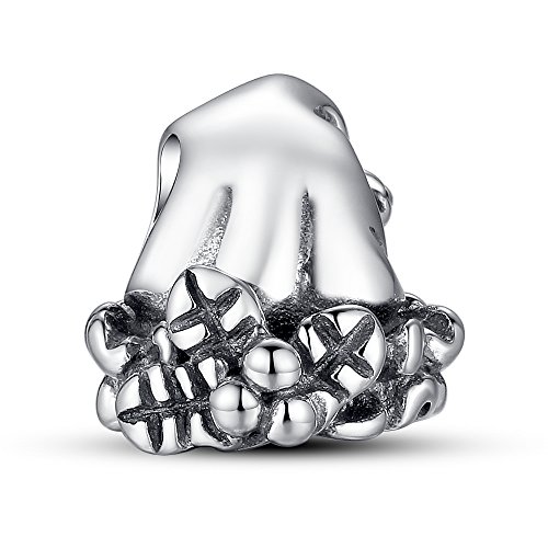 Glamulet Art Women's 925 Sterling Silver Christmas Hat Charm Fits Pandora Bracelet