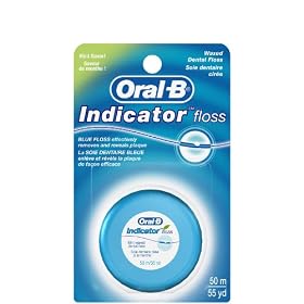 Oral B Indicator Waxed Dental Floss-Mint-55yd