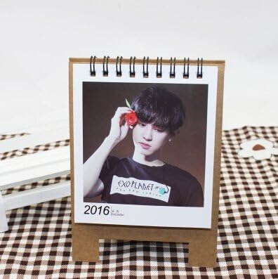 kpop exo chanyeol 2016 new year Mini Calendar Desktop