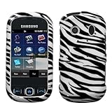 Zebra Skin Phone Protector Cover for SAMSUNG M350 (Seek)