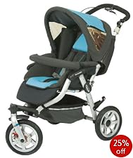 Jane Slalom Pro 3 Wheeler Pushchair - Utopia