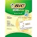 BIC ECOlutions Mailing Labels, 0.5 x 1.75 inches, Natural, 80 labels per sheet (30 sheets)
