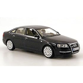Audi A6 (C6), dark-blue, 2004, Model Car, Ready-made, Minichamps 1:43