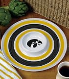 14 Iowa Hawkeyes Melamine Chip and Dip Serving Tray