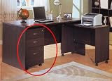 Contemporary Letter Size Portable with Drawers