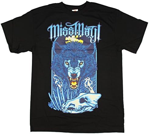 Miss May I Angry Wolf T-Shirt - Black (X-Large)
