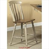 Al Fresco Casual Dining Counter Height Chair in Distressed Driftwood and Ta ....