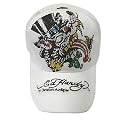 Original Don Ed Hardy Cap weiß mit Strass von Christian Audigier
