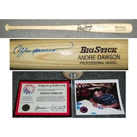 <b>Andre Dawson Signed Rawling Name-Engraved Bat - Chicago Cubs MLB Baseball Sports Memorabilia</b>