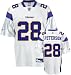 Men`s Minnesota Vikings #28 Adrian Peterson Road Replica Jersey