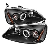Spyder Auto Honda Civic Black CCFL Halogen Projector Headlight
