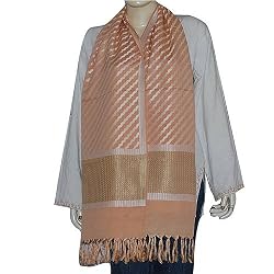 Indian Silk Scarves in Chiffon Fabric 22 x 72 inches