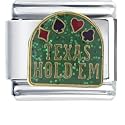 Texas Hold 'em Italian Charms
