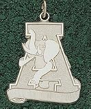 Alabama Crimson Tide Giant 1 1/2 W x 1 3/4 H A Elephant Pendant - 14KT Gold Jewelry