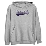 Sweatshirt Heather Gray  Retro Script Netherlands Antilles  Country