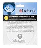 Brabantia Paper Inserts for Waste Paper Bin 3litre
