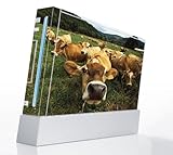 Happy Cows Decorative Protector Skin Decal Sticker for Nintendo Wii Console ....