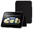 Amazon Kindle Fire HD Standing Leather Cover, Onyx Black (will only fit Kindle Fire HD)