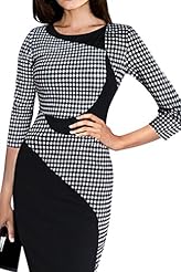 Cotton Plaid Print Party Dress/Maxi Dress 