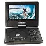 16:9 or 4:3 7.5" Portable Multimedia DVD/EVD Player With TV, USB, Swivel Screen, CardReader, Radio & Games,Region Free, Copy Fun
