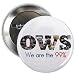 We are the 99% OWS Occupy Wall Street Protest 2.25 inch Pinback Button Badge