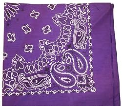 Purple Trainmen Paisley Bandana
