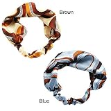 L. Erickson USA HeadScarf - Socialite 100% Silk Print