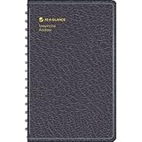 AT-A-GLANCE Telephone/Address Book, 5 x 8 Inches, Black, Undated (80-011-05)