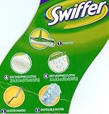 Swiffer Value Size Starter Kit with 6 Dry and 4 Wet Cloths plus Duster & Sweeper