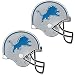 SC Sports Detroit Lions Helmet Window Cling Set of 2