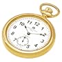Charles-Hubert, Paris Gold-Plated Open Face Mechanical Pocket Watch