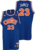 adidas Cleveland Cavaliers #23 LeBron James Royal Blue Throwback Basketball Jersey
