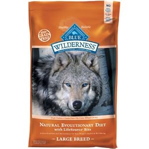Blue Buffalo Wilderness Chicken Recipe Dry Food for Large Breed Dogs, 24-Pound Blue Buffalo Wilderness Chicken Recipe Dry Food for Large Breed Dogs, 24-Pound