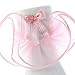 Girls Celebration Nylon Socks with Organza Trim