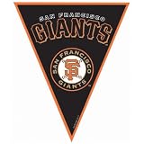 Lets Party By Amscan San Francisco Giants Baseball Pennant Banner