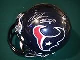 ANDRE JOHNSON SIGNED AUTOGRAPHED MINI HELMET HOUSTON TEXANS COA + HOLOGRAM